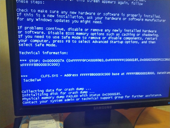 Error 0X0000007A in Win7 - Computer help, Windows 7