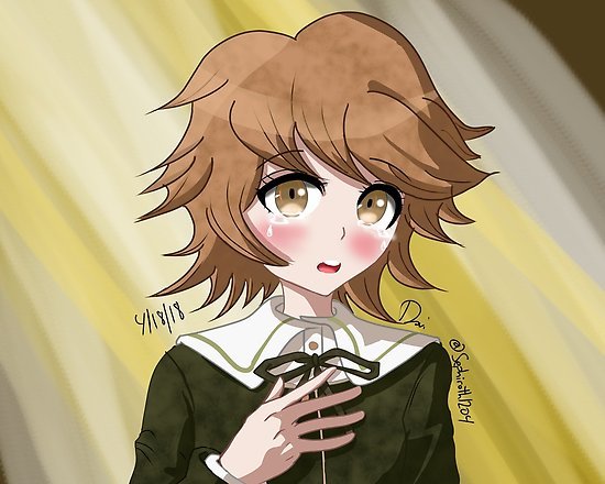 Chihiro Fujisaki - Its a trap!, Danganronpa, , GIF, Longpost, Anime, Anime art, A selection