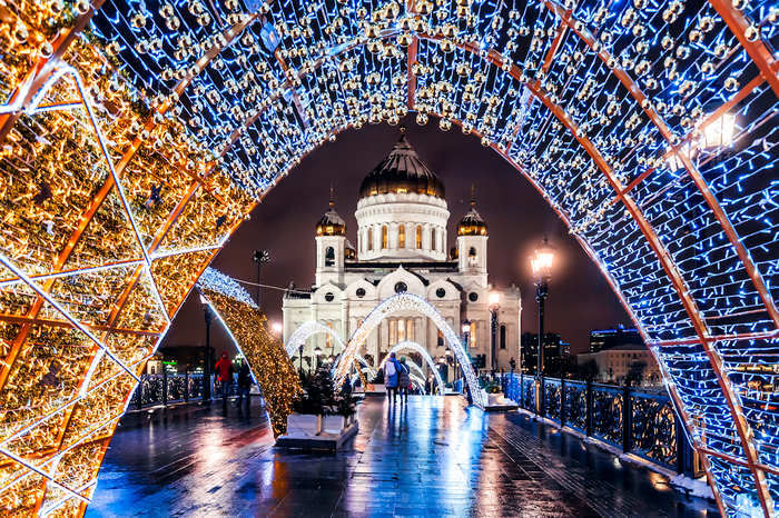 Moscow on New Year's holidays. - My, Moscow, The photo, Photographer, Canon 5D, , Tag