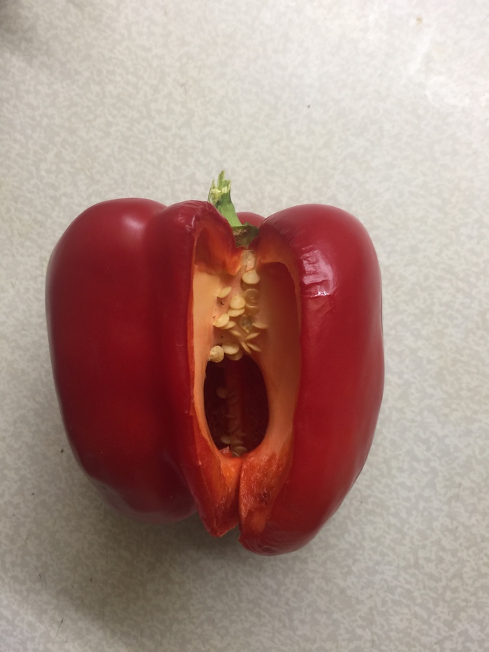 appetizing pepper - My, Фрукты, Vegetables, Ambiguity, Food