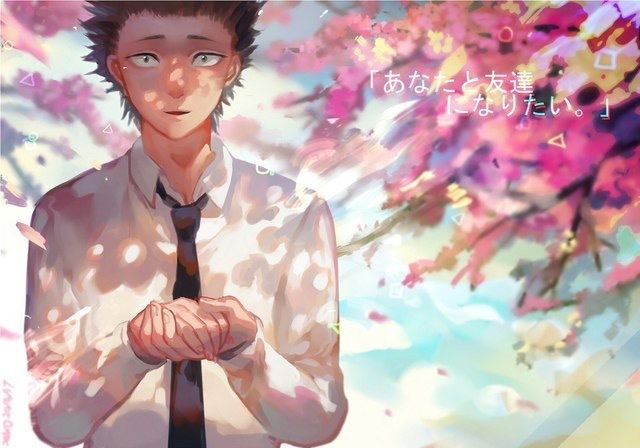 Isn’t it the shape of the voice? // That’s all for today, I’m waiting for your activity .. the next posts tomorrow // I love everyone - Anime, Koe no Katachi