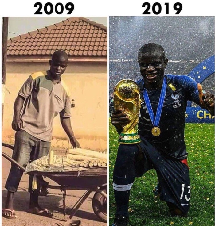 The best challenge from Kante - Kante, Football, 10yearschallenge, Fake