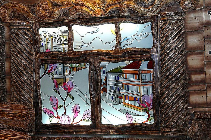 Glass stories 2 - My, Stained glass, Painting on glass, Handmade, Glass, Video, Longpost