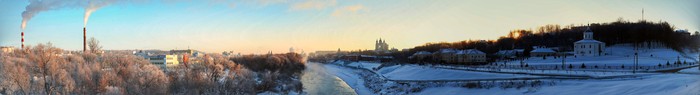 Panorama of Smolensk - Smolensk, Панорама, Embankment, Assumption Cathedral, The photo, Dnieper