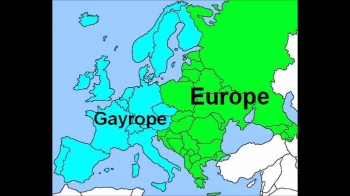 Geyropa and Europe - Europe, Gays, West