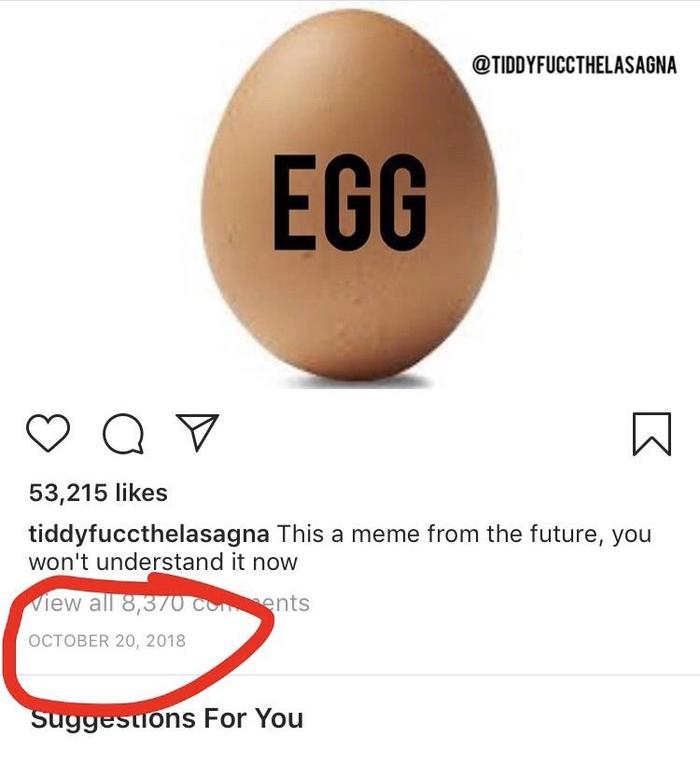 The egg meme was predicted two months ago - My, Eggs, Memes