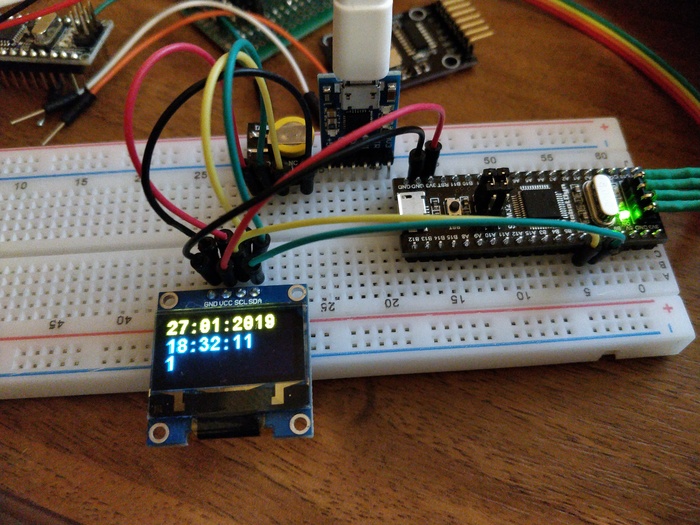 Stm32 HAL DS3231 - Моё, Stm32, Stm32f103