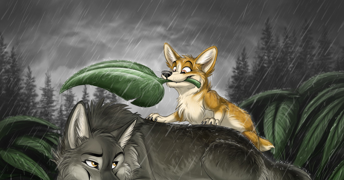 By TaniDaReal Begin of a friendship, Фурри, Tanidareal, Животные, Furry Art...