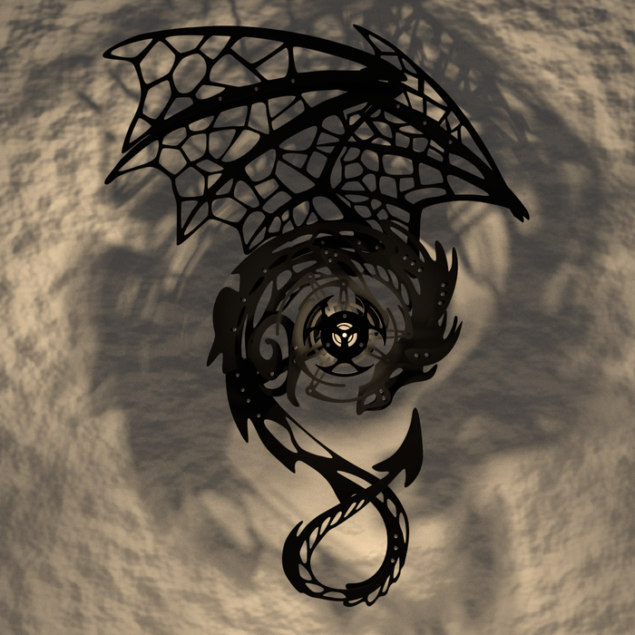 Настенное панно "Дракон Ксенотрон" | Пикабу