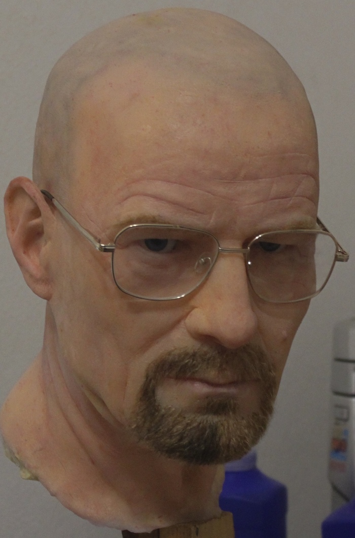 Realistic sculpture by Walter White. - My, Sculpture, Лепка, Breaking Bad, Walter White, Brian Cranston