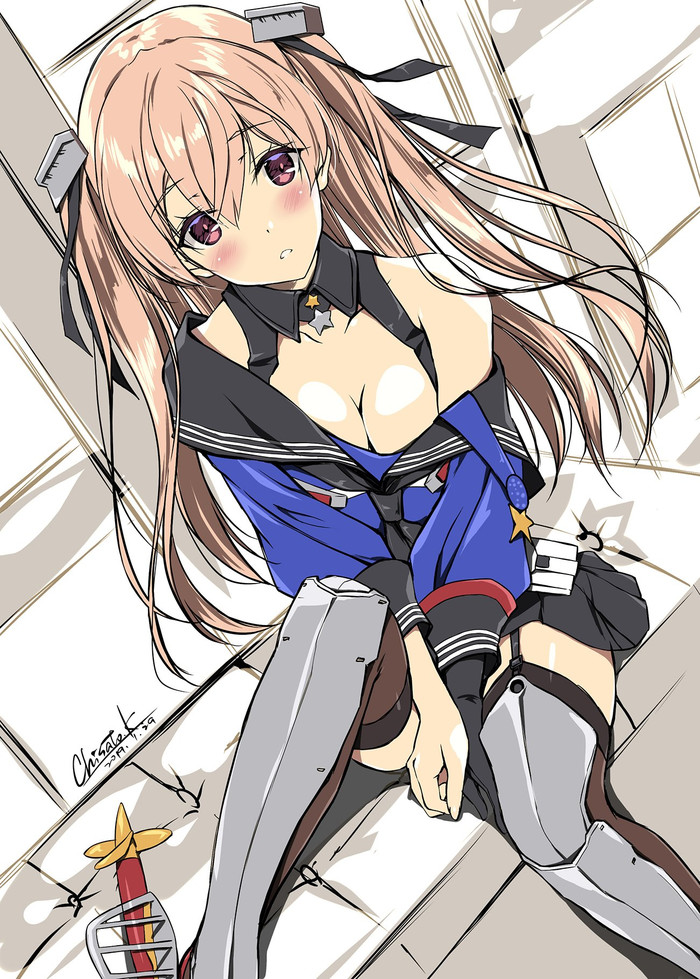 Johnston - Anime art, Anime, Kantai collection, Johnston