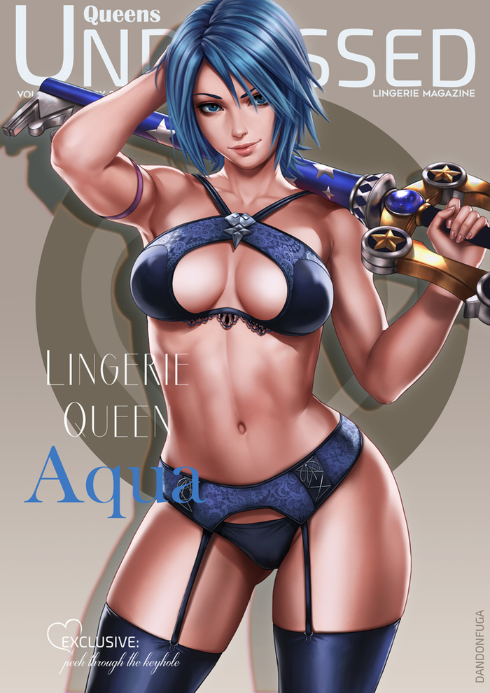Aqua Art , Dandonfuga, Kingdom Hearts, Aqua, , 