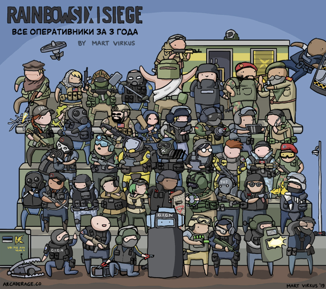 Rainbow Six -    3  [] Arcade Rage, , , Tom Clancys Rainbow Six Siege, Mart Virkus, 