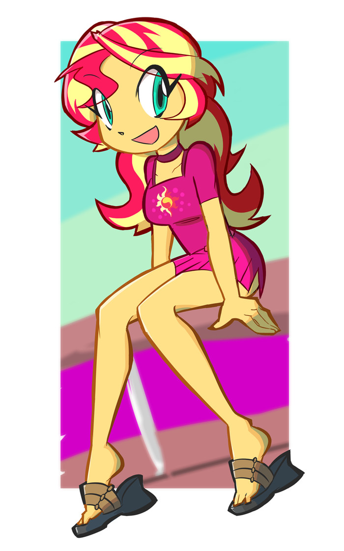 Spring Sunset - My little pony, Equestria girls, Sunset shimmer, Rvceric