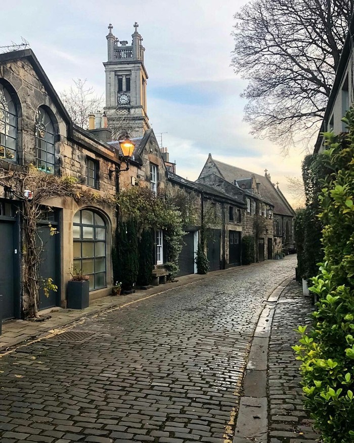 Edinburgh, UK. - Great Britain, , Scotland, The street