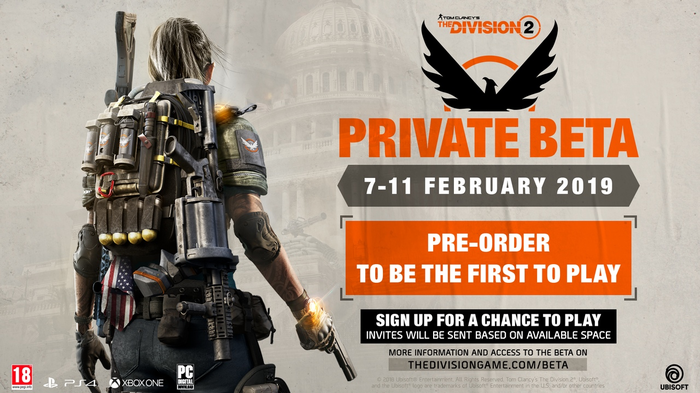 Private BetaThe Division 2 Tom Clancys The Division 2, -, Privat beta, Frosthawk