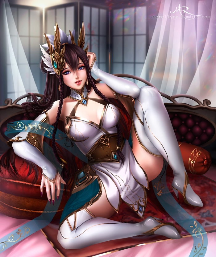 Irelia Art , Natalia Druzhinina, League of Legends, Irelia