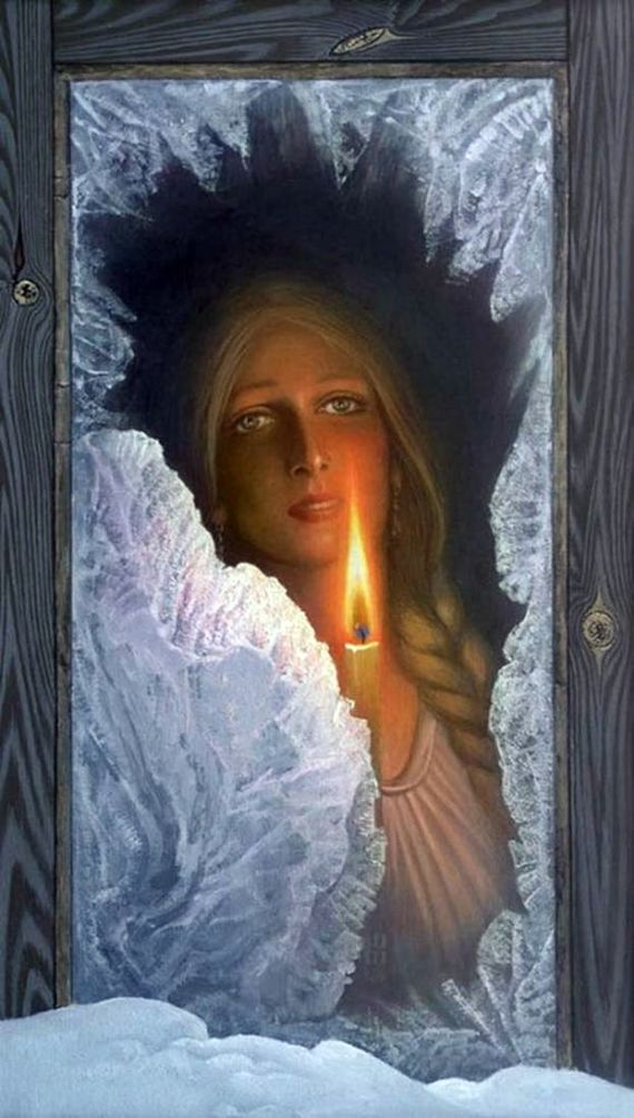 "-То щемящее в груди чувство, когда смотришь на картины Васильева"