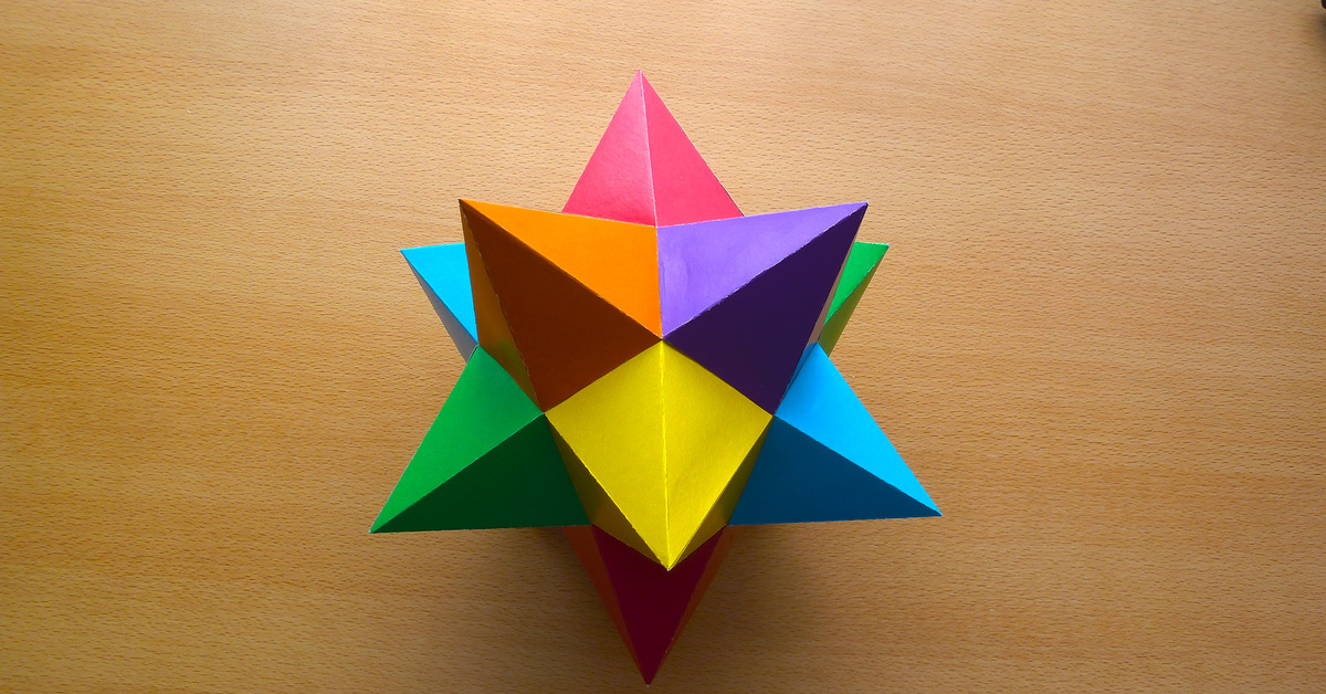 Додекаэдр из бумаги: пошаговая инструкция сборки оригами