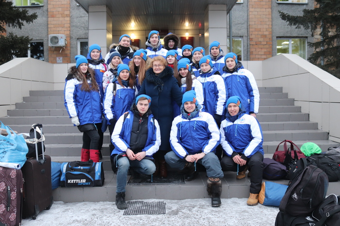 Snow landing Flame of Siberia Republic of Khakassia - My, Abakan, Khakassia, Youth, Volunteering, Students, Longpost, Student squad