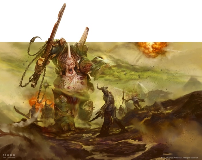   (Codex Death Guard) Wh Back, Warhammer 40k, , Death Guard