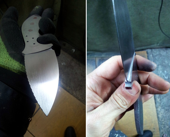 Пятничная у8а Нож, Своими руками, Рукоделие с процессом, Сталь, Кожа, Видео, Длиннопост