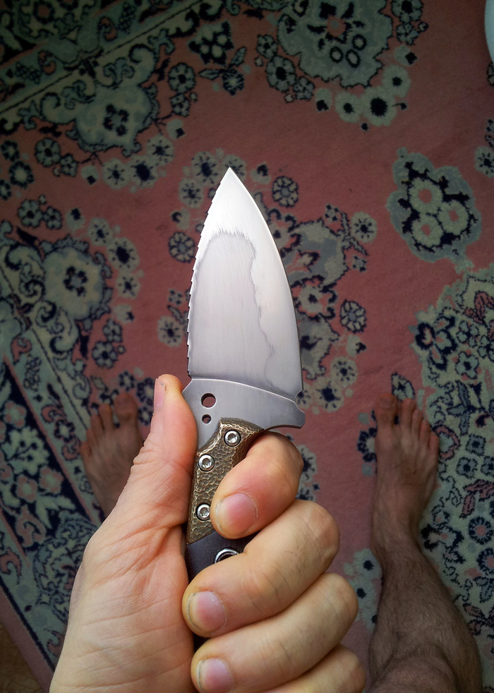 Пятничная у8а Нож, Своими руками, Рукоделие с процессом, Сталь, Кожа, Видео, Длиннопост