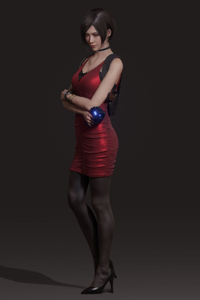 Ada wong - Art, 3D, Resident evil, Capcom, Ada wong, Games, 