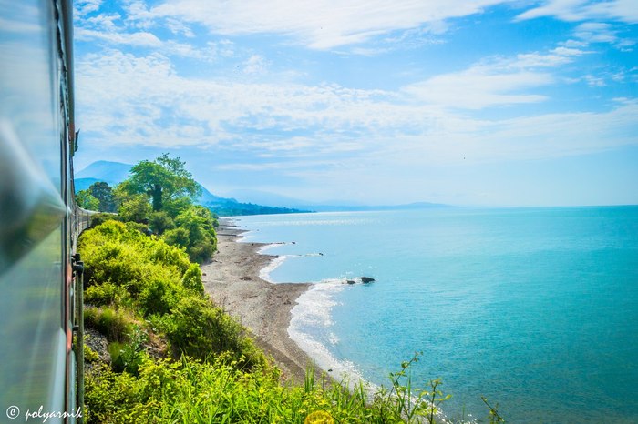 Towards summer vacation - My, Black Sea, A train, Drive, Sea, Relaxation, Summer