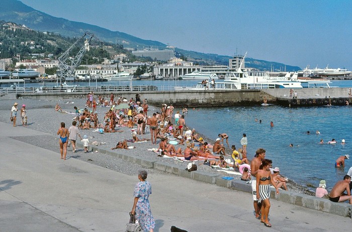 Yalta 1995 - Yalta, Crimea, Southern coast of Crimea, Historical photo, Longpost