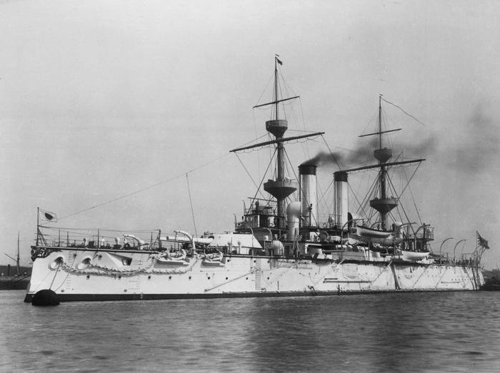 Japanese battleship Yashima, 1897 - Japan, Fleet, Battleship, Story