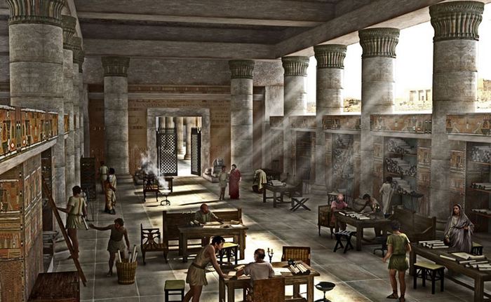 Library of Alexandria - Library of Alexandria, Religion, Knowledge