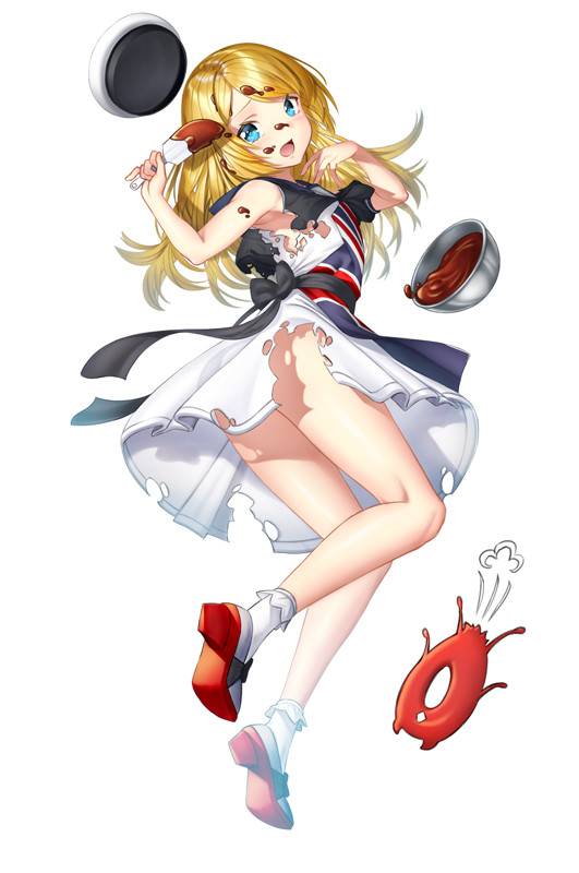 Valentine's Jervis chuuha version - Anime Art, Аниме, Kantai Collection, Jervis, Enemy lifebuoy, День святого Валентина