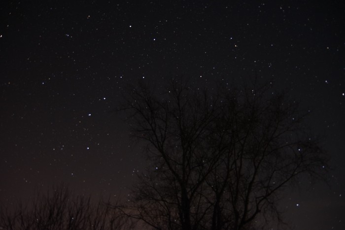 Not much winter starry sky - My, Sky, Planets and stars, Big Dipper, Longpost, Astronomy
