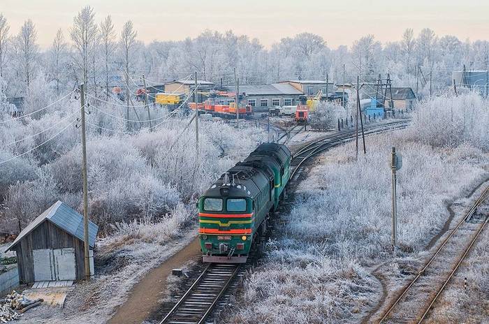 Еще в начале зимы - Тверская область, Поезд, Сонково