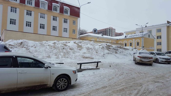 В поисках прекрасного - Гифка, Улица, Пейзаж, Горы, Сугроб, Снег, Моё