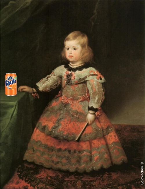 Infanta - My, Fanta, , Postmodernism, Idea, Advertising, Infanta, , Diego VelГЎzquez