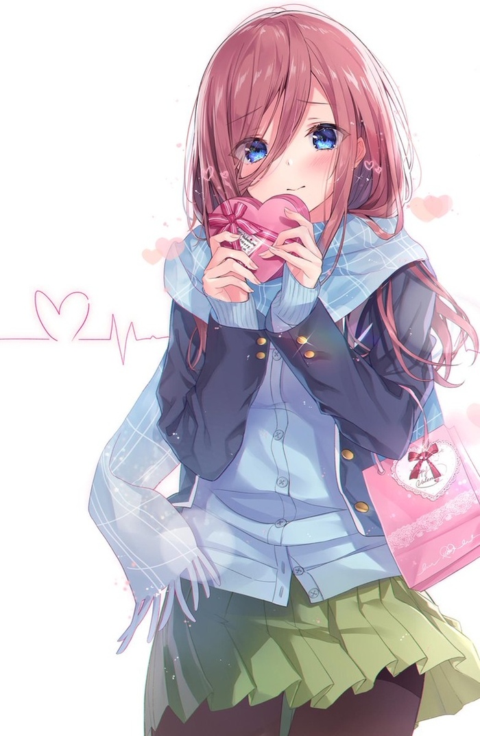 Anime Art - Anime, Anime art, Gotoubun no hanayome, Nakano miku