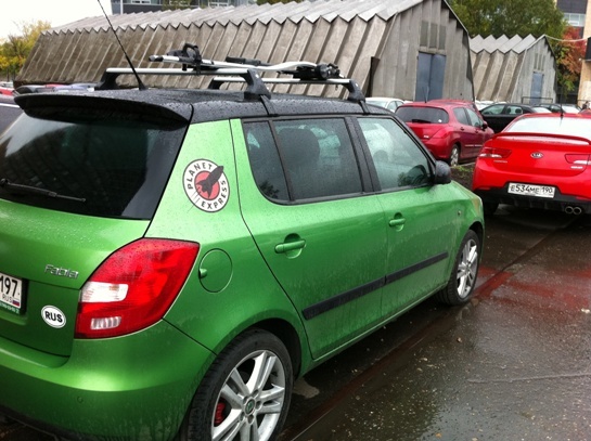 What interesting stickers have you seen on a car? - Auto, Funny lettering