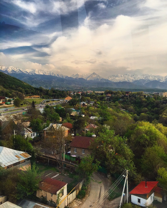 100 days to summer - Kazakhstan, Almaty, Town, The mountains, My, Road, Nature, The photo, Landscape