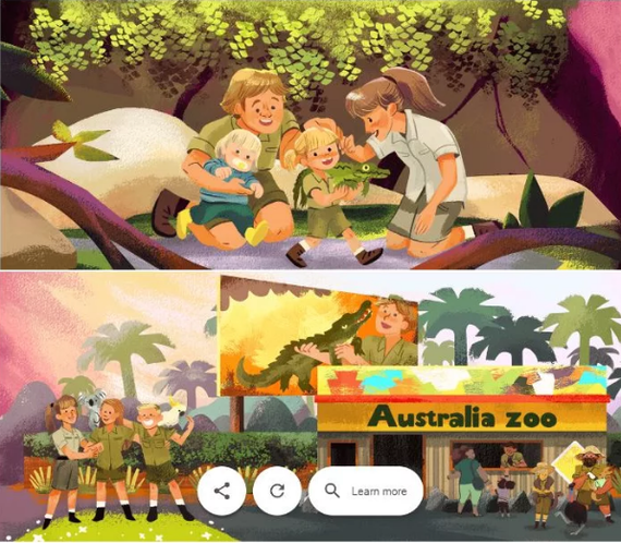 Happy birthday, Steve! - Steve Irwin, Google, Birthday, Everlasting memory, Longpost