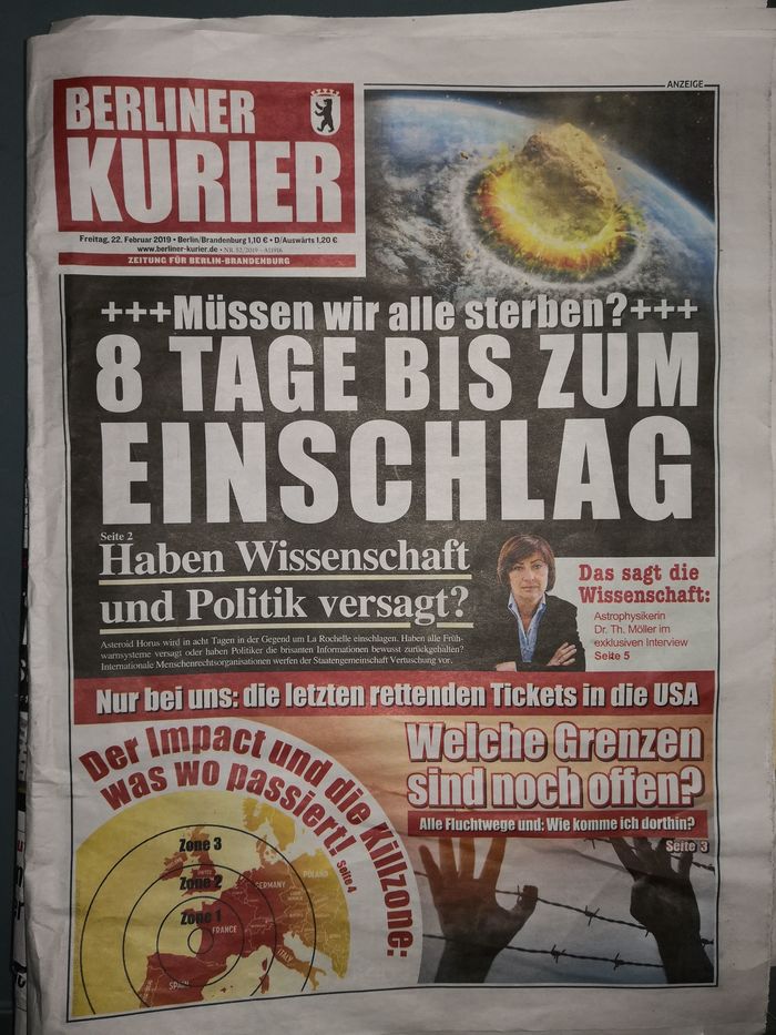 Dishonest advertising or fucking potato media - My, Advertising, media, Lie, Comet, Newspapers, Germans, Longpost, Media and press