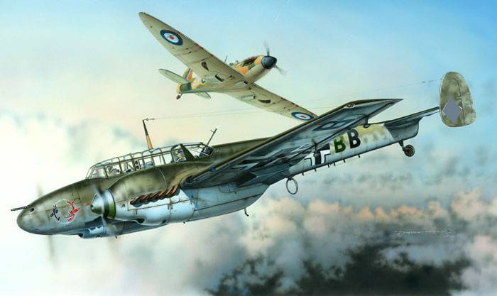 Bf-110.  .   , , Bf-110, , ,  