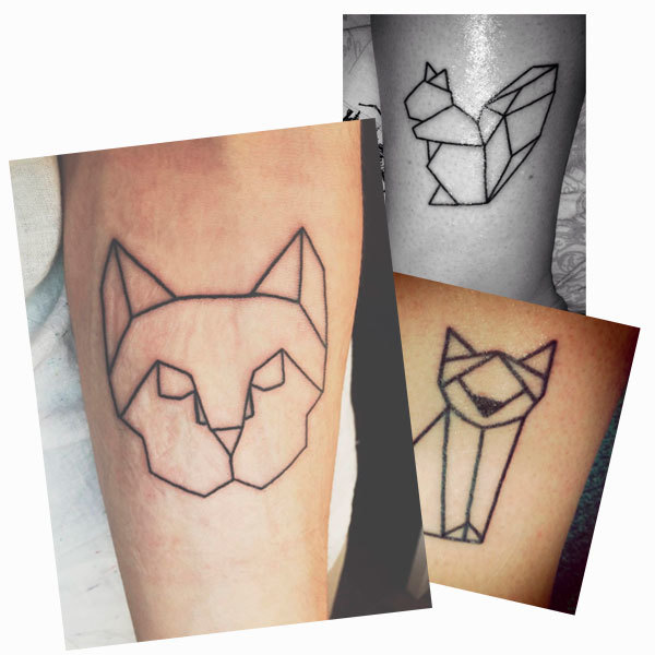 Geometry - a tattoo of amazing beauty or dirt on your arm? - My, Tattoo, Geometry, GIF, Longpost