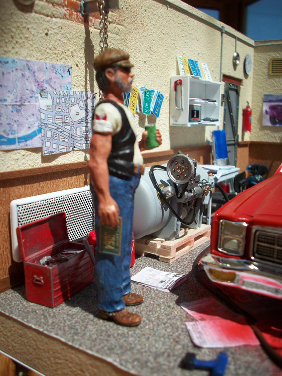 Where is my car? - Diorama, Stand modeling, Longpost