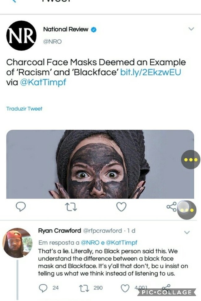 The coal mask was considered an example of racism! (Not really) - Racism, Translation, Truth, Popular, news