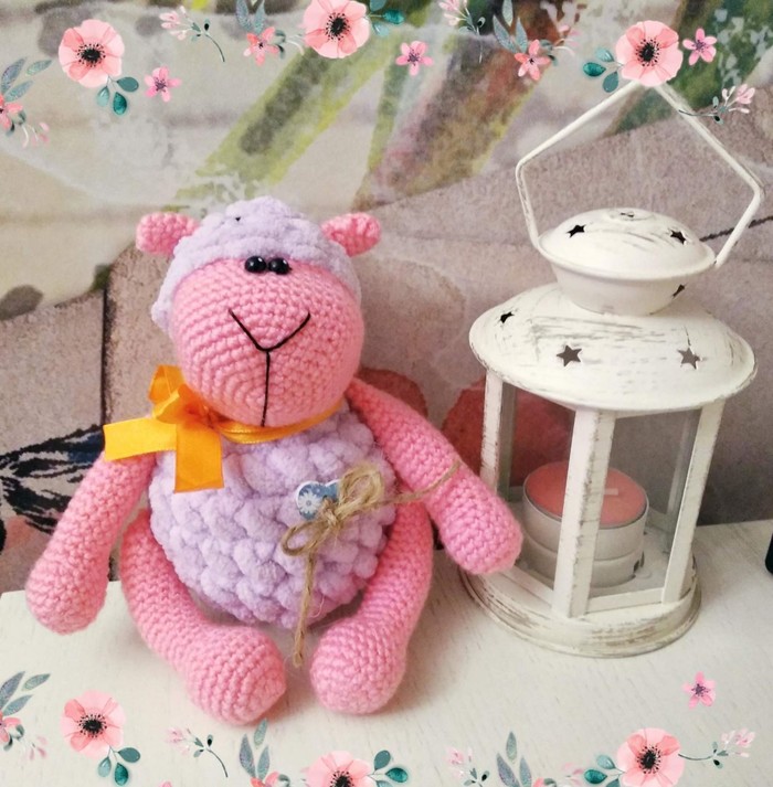 Овечка крючком