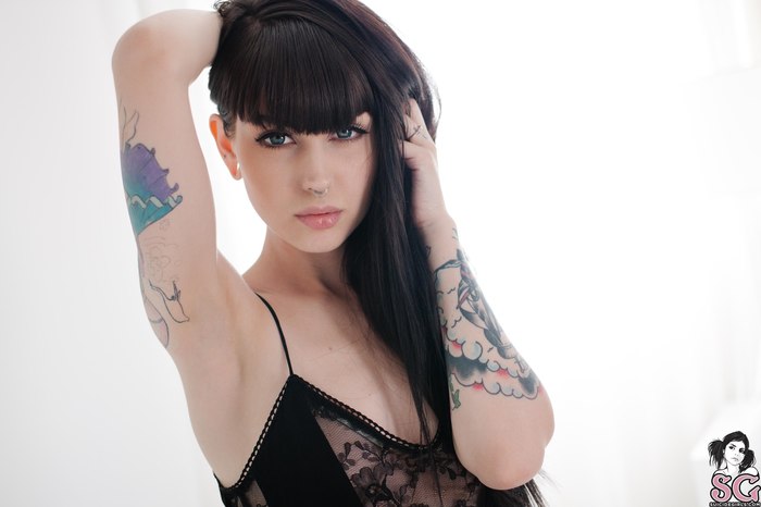 SG Arwen - NSFW, Sg Arwen, Suicide Girls, Красивая девушка, Сиськи, Тату, Длиннопост