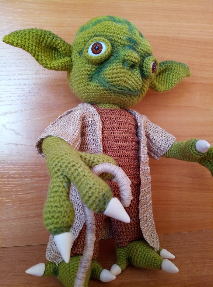 An amigurumi toy based on a well-known character. - My, Needlework without process, First post, Amigurumi, Longpost