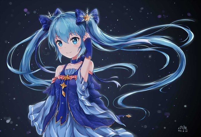 Snow Miku - Anime, Not anime, Vocaloid, Hatsune Miku, Snow miku, Anime art